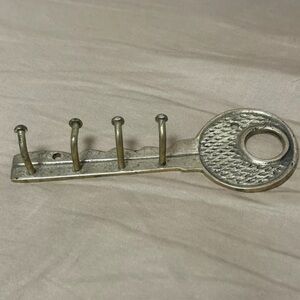 Vintage Brass Key Shaped Wall Hook